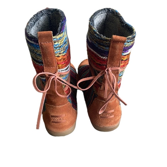 Toms Multicolor Blanket Boho Ankle Boots - Picture 3 of 8
